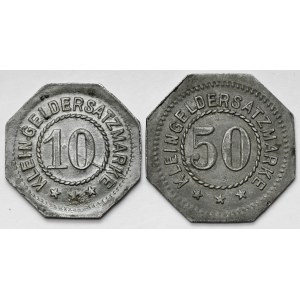 Znin (Znin), 10-50 fenig 1918 - sada (2ks)