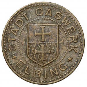 Elbing (Elbląg), Żeton gazowy bez daty (XIXw.)