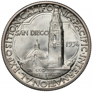 USA, 1/2 dolára 1936-D - San Diego