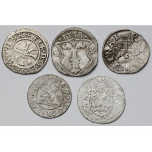 Germany, Silver coins - lot (5pcs)