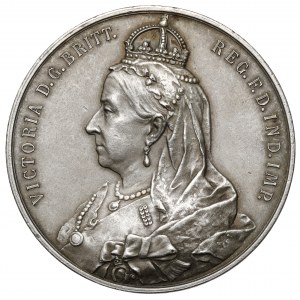 UK, Medaille 1897 - Königin Victoria