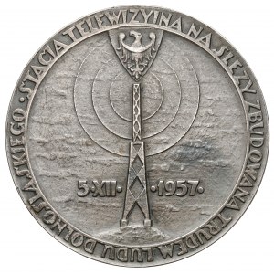 Medaila televíznej stanice na Ślęze 1957