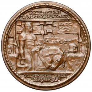 Medaila, 900. výročie znovuzískania Przemyśla 1918 (1925) - RARE