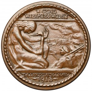 Medaila, 900. výročie znovuzískania Przemyśla 1918 (1925) - RARE