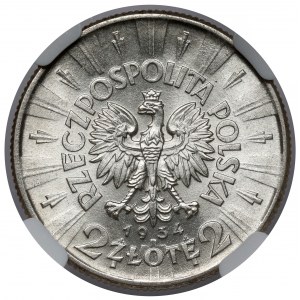 Piłsudski 2 Zloty 1934 - schön