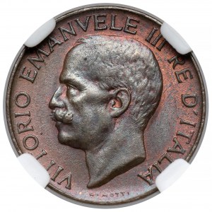 Itálie, 5 centesimi 1922-R