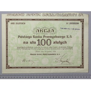 Poľská priemyselná banka, 100 zlotých 1926