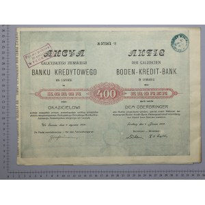 Haličská pozemková úverová banka vo Ľvove, 400 kr 1920