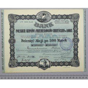 Bank Polskich Kupców i..., Em.5, 10x 500 mkp 1923