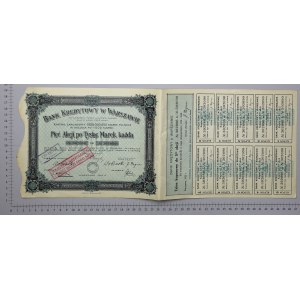 Warschauer Kreditbank, 5x 1.000 mkp 1922
