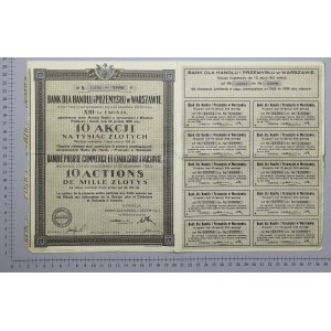 Banka pre obchod a priemysel, Em.13, 10x 1000 libier 1928