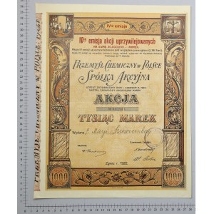 Chemický priemysel v Poľsku, Em.4, 1 000 mk 1922