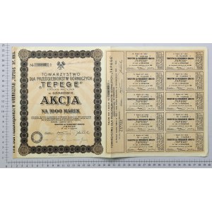 TEPEGE Tow. pre banské podniky, 1 000 mkp 1923