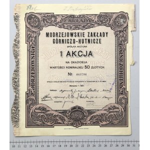 Modrzejowskie Zakłady Górniczo-Hutnicze, 50 Zloty 1927