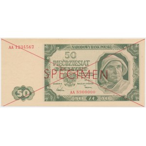 50 Zloty 1948 - SPECIMEN - AA