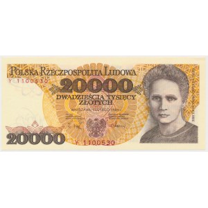 20.000 złotych 1989 - Y