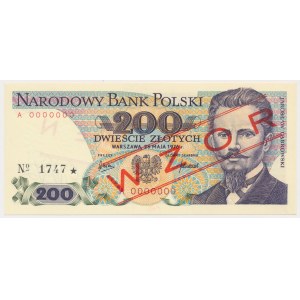 200 Zloty 1976 - MODELL - A 0000000 - Nr.1747