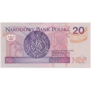 20 zł 1994 - náhradná séria - YB