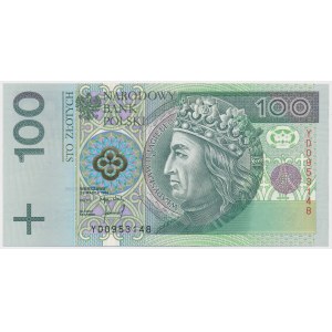 100 zł 1994 - seria zastępcza - YD