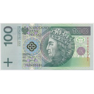 100 zł 1994 - seria zastępcza - YG