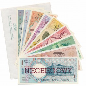 Poľské mestá NEOBSAHOVANÉ - sada s obálkou NBP
