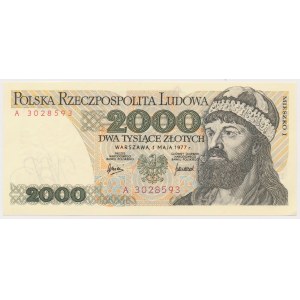 2 000 PLN 1977 - A