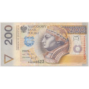 200 zł 1994 - AA 0000523