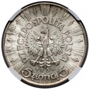 Piłsudski 5 złotych 1938