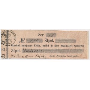 Powstanie Styczniowe, Rada Naczelna Galicyj 200 zł 1863 - ex. Lucow