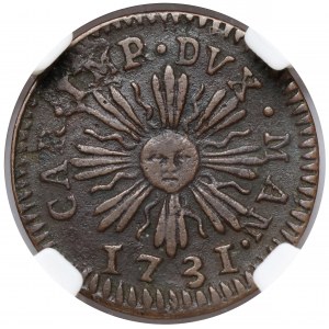 Italien, Mantua, Carlo VI, Soldo 1731