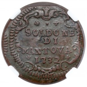 Itálie, Mantova, Carlo VI, Soldone 1732