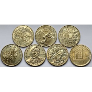 2 złote 1997-1998 zestaw (7szt)