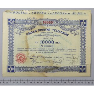 Poľská telefónna továreň, 10 000 mkp