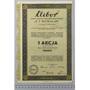 ELIBOR Sp. Akc. Handlowo-Przemysłowa Ł. J. BORKOWSKI, PLN 100