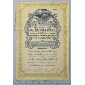 J. Gorecki, W. Kucharski und Ska Fabryka Wyrobów Metalowych, Em.3, 700 mkp 1923