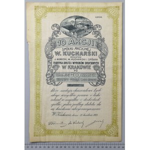 J. Gorecki, W. Kucharski i Ska Fabryka Wyrobów Metalowych, Em.3, 10x 700 mkp 1923