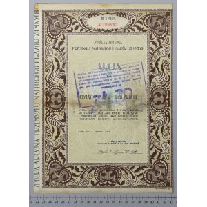 Spółka Akc. Przemysłu Naftowego i Gazów Ziemnych, Em.3, 1.000 mkp 1922