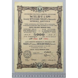 WILDT i Ska Fabryka Mydeł Toaletowych..., Em.4, 10x 500 mkp