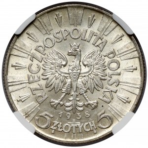 Piłsudski 5 złotych 1938