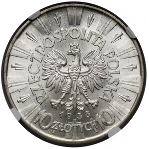Piłsudski 10 złotych 1938