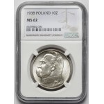 Piłsudski 10 złotych 1938