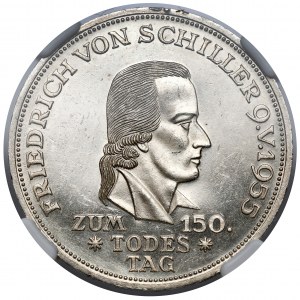 Deutschland, BRD, 5 Mark 1955-F, Schiller