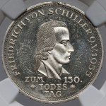 Niemcy, RFN, 5 marek 1955-F, Schiller