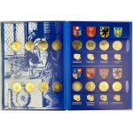 Zwei-Zloty-Münzen 1995-2003 fast KOMPLETT + Wappen