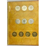 Dvojzloté mince 1995-2003 takmer KOMPLETNÉ + erby
