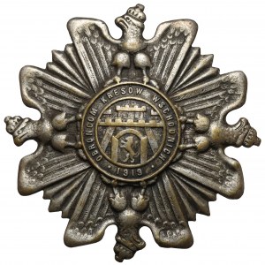 Odznaka, ORLĘTA Obrońcom Kresów 1919 - wzór 1 - Reising