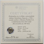 KLIPA z kopią Dukata 1766 Poniatowskiego