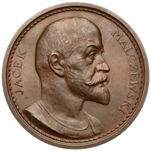 Medaila Jacek Malczewski 1924 - náklad 100 ks. (Raszka)