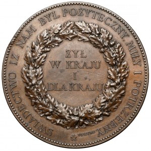 Medal, Adam hrabia Potocki 1872