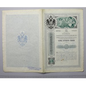 Kolej Galicyjska Karola Ludwika, Obligacja na 10.000 kr 1902